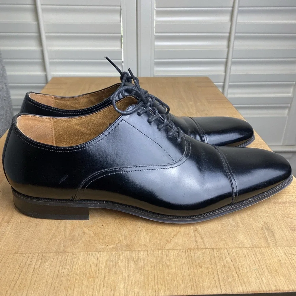 Florsheim Men's Classico Cap Toe Black Oxford ‎ Shoe- Size 12D - Business READ